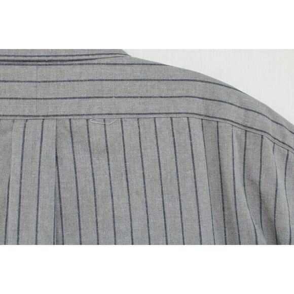 Vintage Polo Ralph Lauren Blake Shirt Men's XL Extra Large Heavy Cotton Gray - Picture 5 of 8